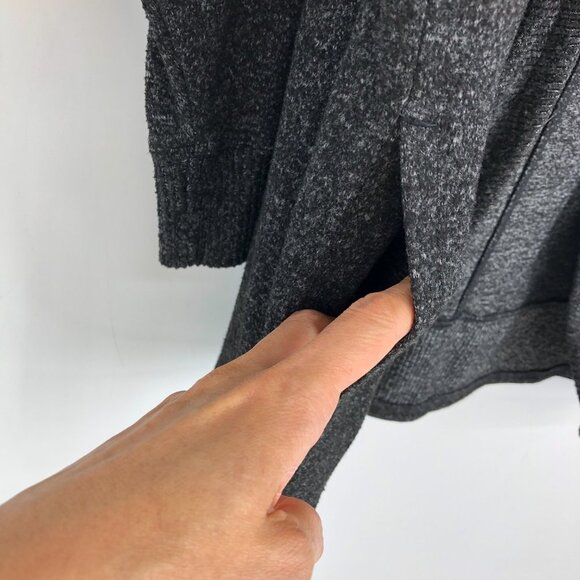 Women's Black Cardigan Sweater - Picture 11 of 16